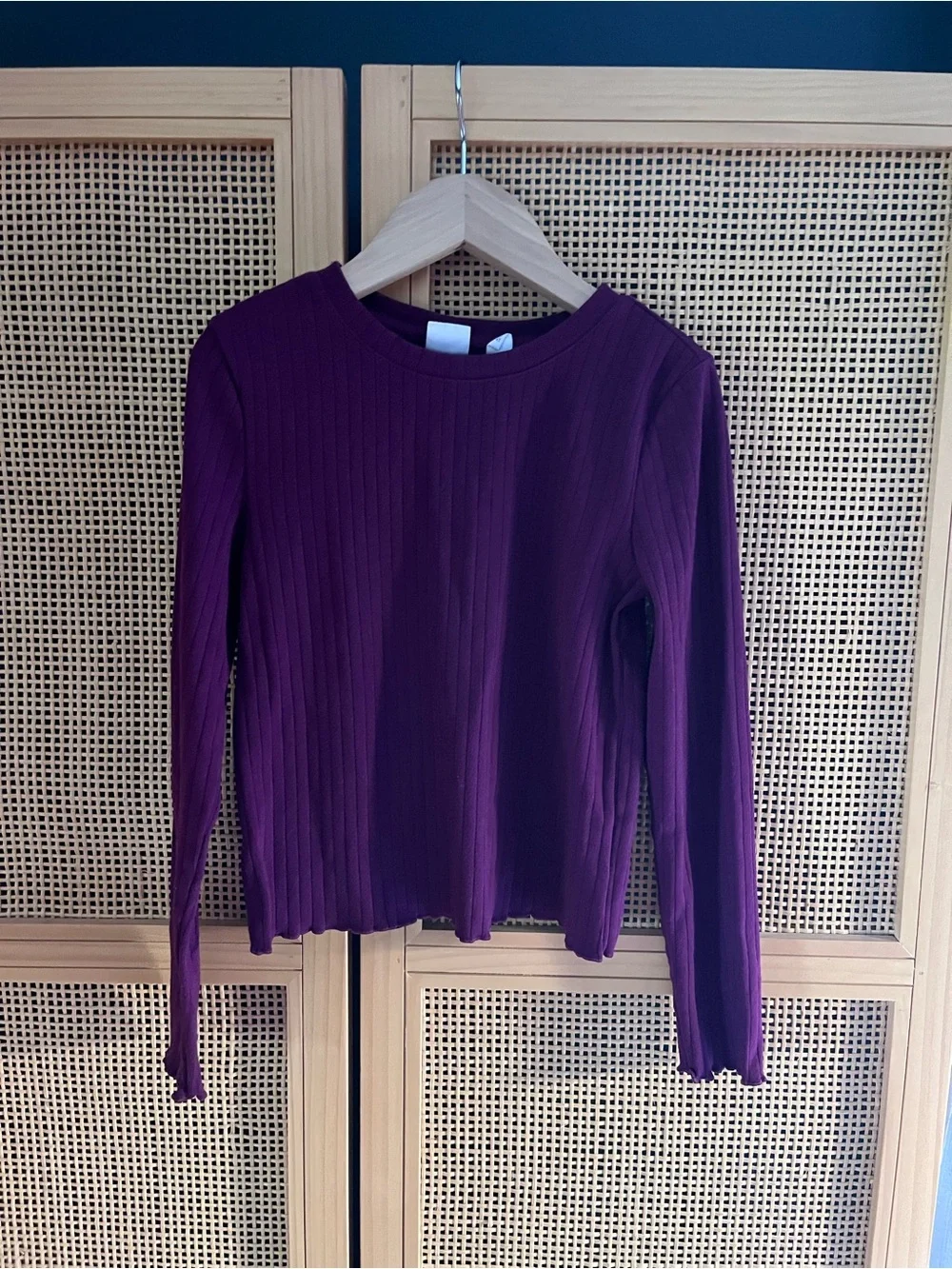 GAP Girls S Long Sleeve Ribbed Top